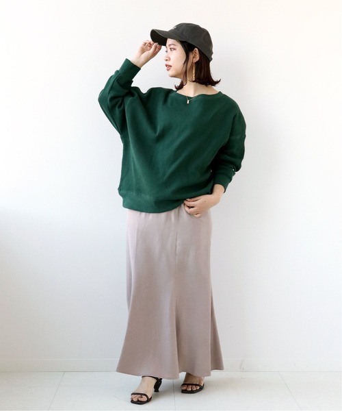 B.C STOCK（ベーセーストック）の「《追加》Embroidery Cap（キャップ・レディース・チャコールグレー/ベージュ/グリーン/イエロー・FREE）」の13枚目の写真