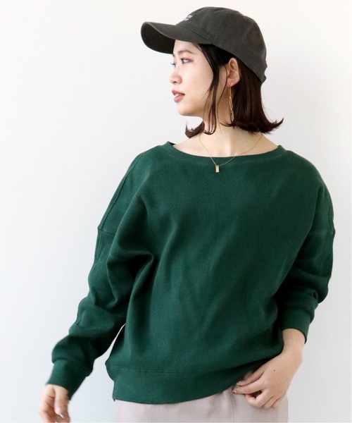 B.C STOCK（ベーセーストック）の「《追加》Embroidery Cap（キャップ・レディース・チャコールグレー/ベージュ/グリーン/イエロー・FREE）」の10枚目の写真