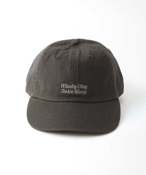 B.C STOCK（ベーセーストック）の「《追加》Embroidery Cap（キャップ・レディース・チャコールグレー/ベージュ/グリーン/イエロー・FREE）」の11枚目の写真