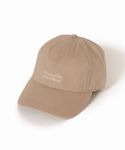 B.C STOCK（ベーセーストック）の「《追加》Embroidery Cap（キャップ・レディース・チャコールグレー/ベージュ/グリーン/イエロー・FREE）」の9枚目の写真