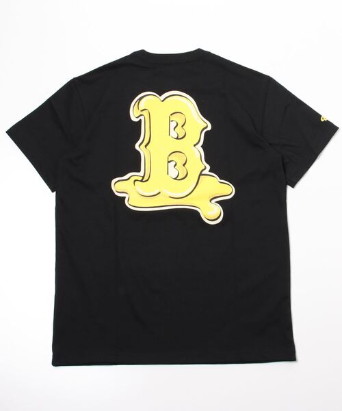 NEW ERA（ニューエラ）の「【BTS x New Era x MLB コラボ】 Tシャツ AP NEW ERA BTS BUTTER RS22 BOSRED BLK（Tシャツ/カットソー・メンズ・ブラック・M/L/S）」の7枚目の写真
