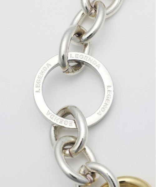 LEGENDA（レジェンダ）の「Joint hook Chain Necklace  ～Japan Made～ ＊（ネックレス・メンズ・シルバー・FREE）」の4枚目の写真