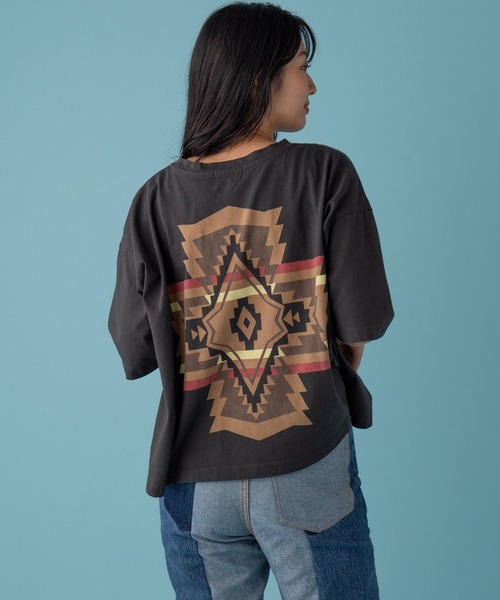 PENDLETON（ペンドルトン）の「Short Length Tee（Tシャツ/カットソー・レディース・チャコールグレー/オフホワイト/ミント/ホワイト系その他/グレー系その他・FREE）」の3枚目の写真