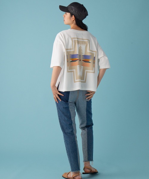 PENDLETON（ペンドルトン）の「Short Length Tee（Tシャツ/カットソー・レディース・チャコールグレー/オフホワイト/ミント/ホワイト系その他/グレー系その他・FREE）」の14枚目の写真