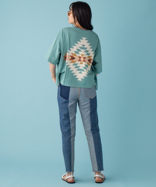 PENDLETON（ペンドルトン）の「Short Length Tee（Tシャツ/カットソー・レディース・チャコールグレー/オフホワイト/ミント/ホワイト系その他/グレー系その他・FREE）」の16枚目の写真