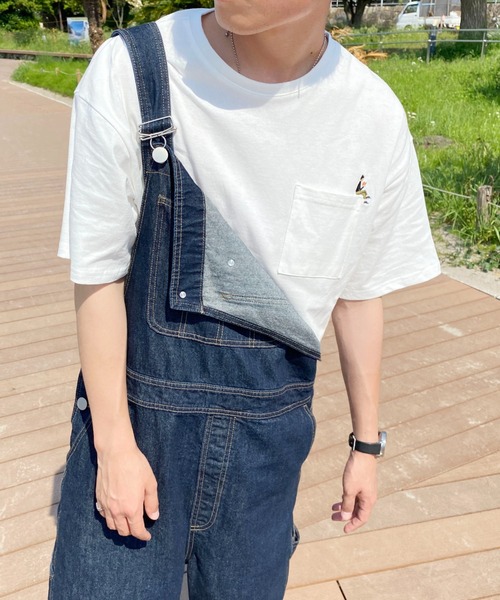 PairPair（ペアペア）の「holiday刺繍Tシャツ(ユニセックス)（Tシャツ/カットソー・メンズ・オフホワイト/グリーン/ホワイト系その他/ブラック系その他/グリーン系その他/スミクロ・フリー）」の8枚目の写真