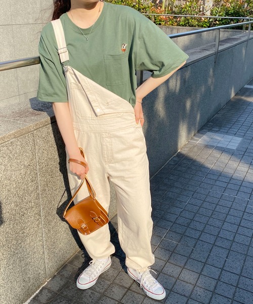 PairPair（ペアペア）の「holiday刺繍Tシャツ(ユニセックス)（Tシャツ/カットソー・メンズ・オフホワイト/グリーン/ホワイト系その他/ブラック系その他/グリーン系その他/スミクロ・フリー）」の19枚目の写真