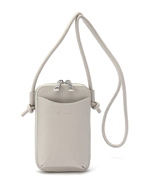 tk.TAKEO KIKUCHI（ティーケータケオキクチ）の「◆縦型スマホポーチ（ショルダーバッグ・メンズ・ブラック/ベージュ系/ブラック系/オレンジ/グリーン系その他2/ブラウン系4/ブラック系3・00）」の10枚目の写真