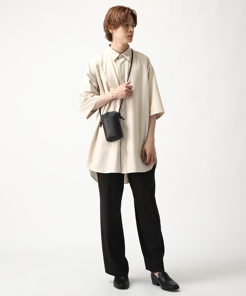 tk.TAKEO KIKUCHI（ティーケータケオキクチ）の「◆縦型スマホポーチ（ショルダーバッグ・メンズ・ブラック/ベージュ系/ブラック系/オレンジ/グリーン系その他2/ブラウン系4/ブラック系3・00）」の22枚目の写真