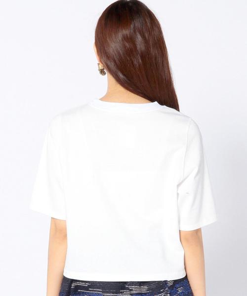 Another Edition(アナザーエディション)の「ショートTシャツ/AEBC SHORT T(Tシャツ/カットソー・レディース・ホワイト/グレー/ネイビー/イエロー/オリーブ・フリー)」の14枚目の写真