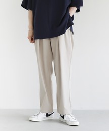 LILL | ディープツータックワイドテーパードパンツ(その他パンツ)
