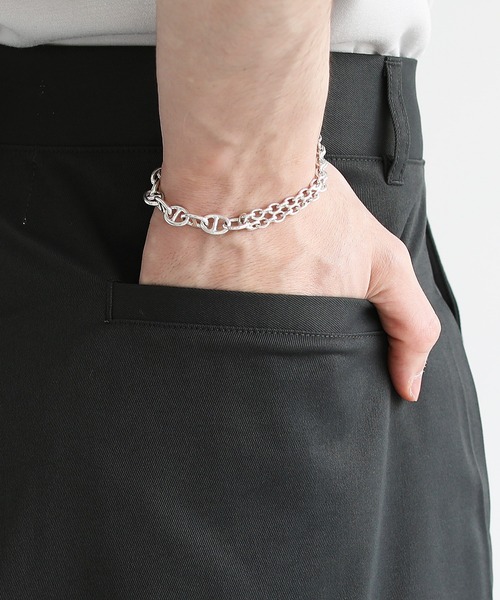 LILL（リル）の「ディープツータックワイドテーパードパンツ（その他パンツ・メンズ・チャコールグレー/ブラック/オフホワイト・S/M/L/XL）」の20枚目の写真