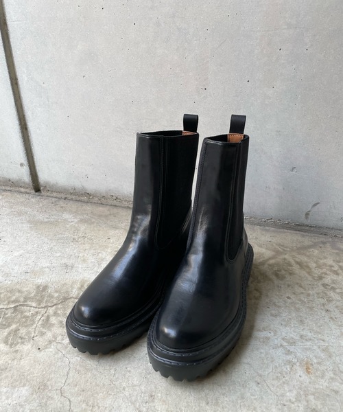 DouDou（ドゥドゥ）の「サイドゴアブーツ（ブーツ・レディース・アイボリー/ブラック・36/37/38）」の9枚目の写真