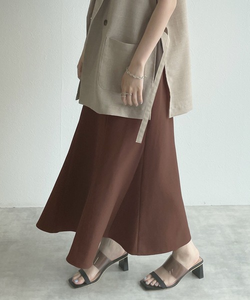 w closet（ダブルクローゼット）の「【2WAY】マーメイドジャンパースカート（ジャンパースカート・レディース・ブラック/ブラウン/アイボリー/ブラウン系その他・FREE）」の17枚目の写真