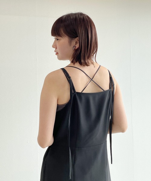 w closet（ダブルクローゼット）の「【2WAY】マーメイドジャンパースカート（ジャンパースカート・レディース・ブラック/ブラウン/アイボリー/ブラウン系その他・FREE）」の18枚目の写真