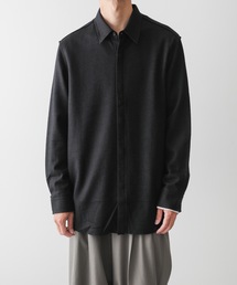 ATTACHMENT（アタッチメント）の「ウール・シルク インターロック カットオフ シャツ /  WO / SI INTERLOCK CUT OFF SHIRT（シャツ/ブラウス）」