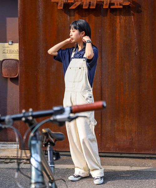 GERRY(ジェリー)の「【GERRY】カツラギオーバーオール(サロペット/オーバーオール・レディース・ブラック/ブラウン/オフホワイト・SMALL/MEDIUM/LARGE/X-LARGE/X-SMALL)」の4枚目の写真