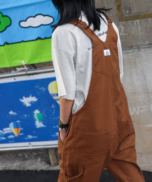 GERRY(ジェリー)の「【GERRY】カツラギオーバーオール(サロペット/オーバーオール・レディース・ブラック/ブラウン/オフホワイト・SMALL/MEDIUM/LARGE/X-LARGE/X-SMALL)」の12枚目の写真