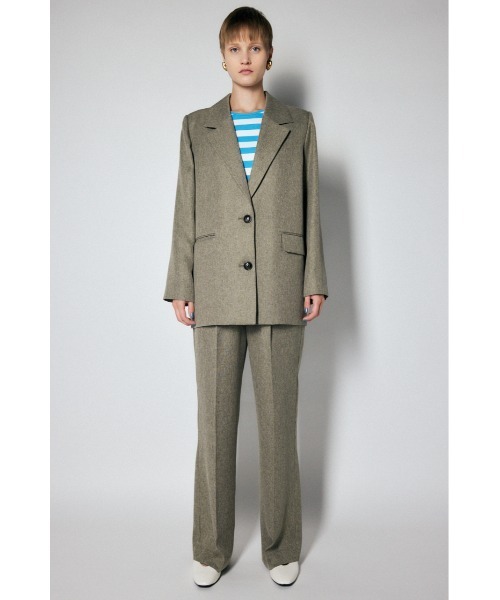 MOUSSY（マウジー）の「2 BUTTON SINGLE ジャケット（テーラードジャケット・レディース・カーキ/ベージュ・1/2）」の5枚目の写真