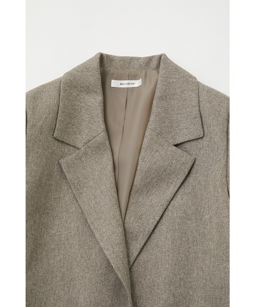 MOUSSY（マウジー）の「2 BUTTON SINGLE ジャケット（テーラードジャケット・レディース・カーキ/ベージュ・1/2）」の8枚目の写真