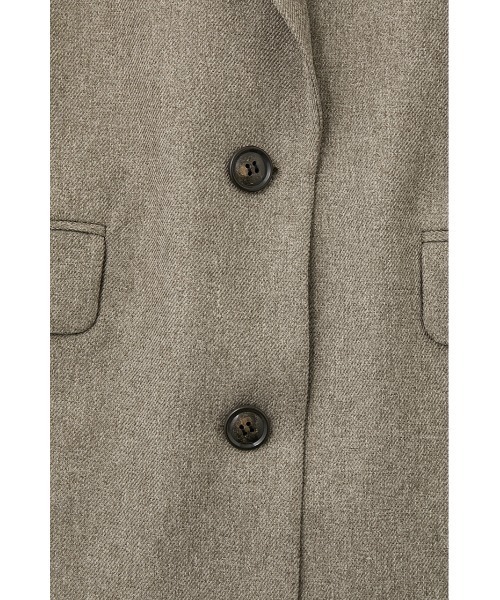 MOUSSY（マウジー）の「2 BUTTON SINGLE ジャケット（テーラードジャケット・レディース・カーキ/ベージュ・1/2）」の9枚目の写真