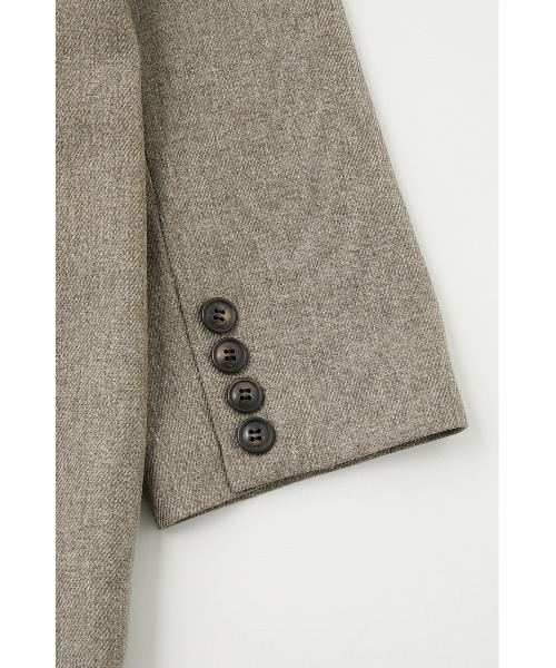 MOUSSY（マウジー）の「2 BUTTON SINGLE ジャケット（テーラードジャケット・レディース・カーキ/ベージュ・1/2）」の12枚目の写真