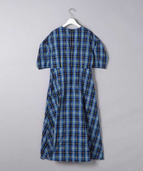 新品 UNITED ARROWS T/C AIR/SL チェックワンピース UNITED ARROWS（ユナイテッドアローズ）の「T/C AIR/SL チェック