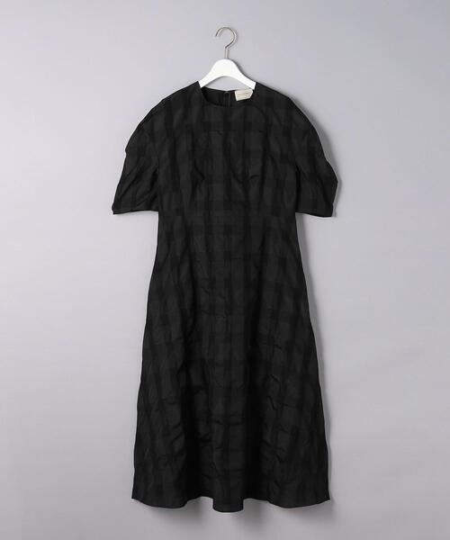 新品 UNITED ARROWS T/C AIR/SL チェックワンピース UNITED ARROWS（ユナイテッドアローズ）の「T/C AIR/SL チェック