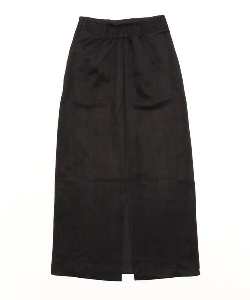 Shelly island（シェリーアイランド）の「エコスウェードタイトスカート（スカート・レディース・ブラック/パープル/ブラウン・M）」の14枚目の写真