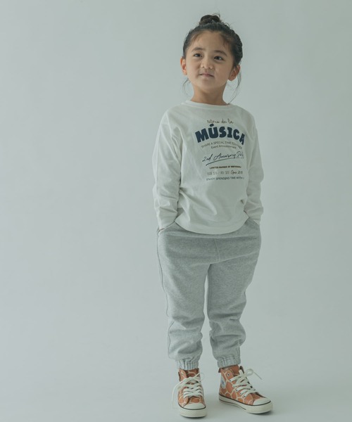 FORK&SPOON（フォークアンドスプーン）の「『親子リンク』FORK&SPOON　ロゴプリントロングスリーブTシャツ(KIDS)（Tシャツ/カットソー・キッズ・ブラック/オフホワイト・120/105/135）」の12枚目の写真
