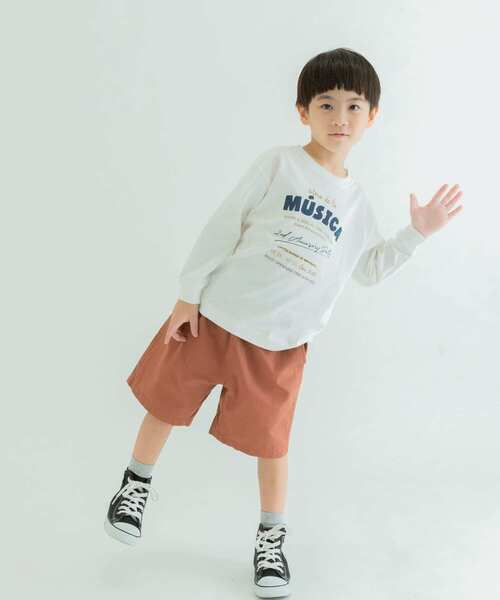 FORK&SPOON（フォークアンドスプーン）の「『親子リンク』FORK&SPOON　ロゴプリントロングスリーブTシャツ(KIDS)（Tシャツ/カットソー・キッズ・ブラック/オフホワイト・120/105/135）」の17枚目の写真