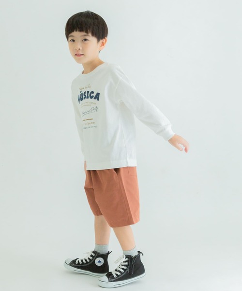 FORK&SPOON（フォークアンドスプーン）の「『親子リンク』FORK&SPOON　ロゴプリントロングスリーブTシャツ(KIDS)（Tシャツ/カットソー・キッズ・ブラック/オフホワイト・120/105/135）」の18枚目の写真