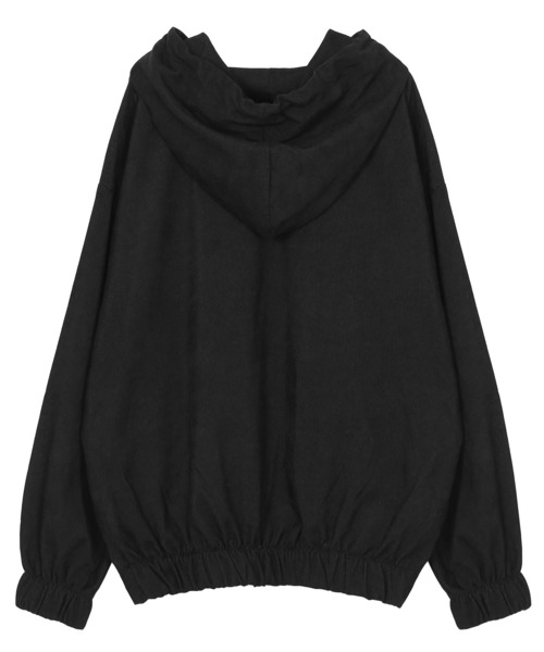 Figments（フィグメンツ）の「コーデュロイパーカー（パーカー・レディース・ブラック/ベージュ・FREE）」の4枚目の写真