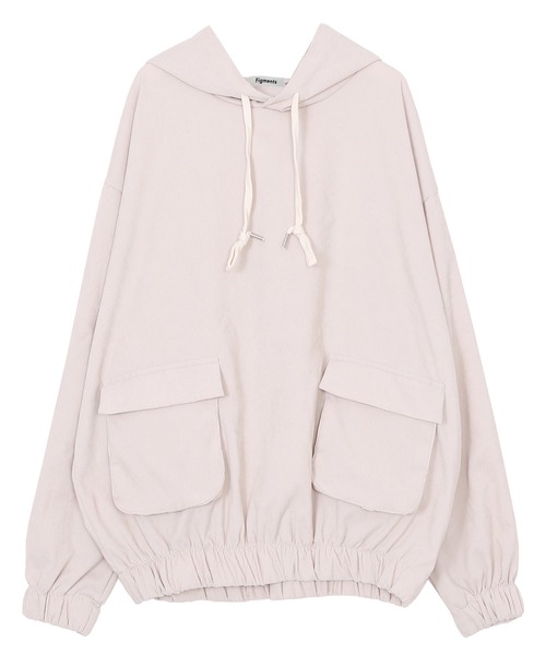 Figments（フィグメンツ）の「コーデュロイパーカー（パーカー・レディース・ブラック/ベージュ・FREE）」の3枚目の写真