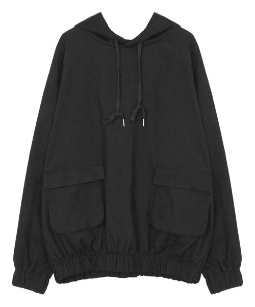 Figments（フィグメンツ）の「コーデュロイパーカー（パーカー・レディース・ブラック/ベージュ・FREE）」の11枚目の写真