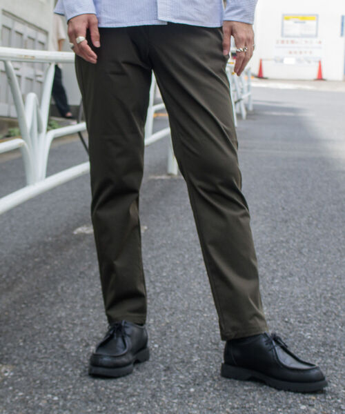 GLOSTER(グロスター)の「【WONDER SHAPE/ワンダーシェイプ】ツイルイージーパンツ(その他パンツ・メンズ・チャコールグレー/ベージュ/ネイビー/オリーブ/インディゴブルー・S/M/L/XL)」の4枚目の写真