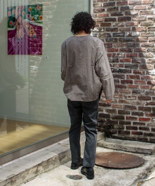 GLOSTER(グロスター)の「【WONDER SHAPE/ワンダーシェイプ】ツイルイージーパンツ(その他パンツ・メンズ・チャコールグレー/ベージュ/ネイビー/オリーブ/インディゴブルー・S/M/L/XL)」の16枚目の写真