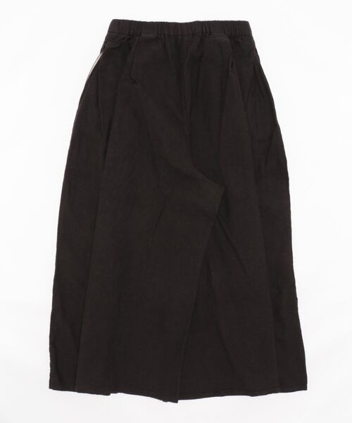 Samansa Mos2（サマンサ モスモス）の「【ETHICAL CRAFTS】リサイクルリネン混ハカマパンツ（その他パンツ・レディース・ブラック/ベージュ/ブラウン/カーキ・ﾌﾘ-）」の5枚目の写真