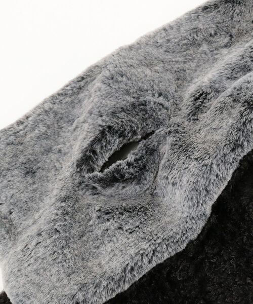 Ray BEAMS（レイビームス）の「Casselini × Ray BEAMS / 別注 リバーシブル ティペット（マフラー・レディース・ブラック/その他・ONE SIZE）」の6枚目の写真