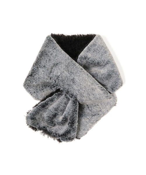 Ray BEAMS（レイビームス）の「Casselini × Ray BEAMS / 別注 リバーシブル ティペット（マフラー・レディース・ブラック/その他・ONE SIZE）」の9枚目の写真