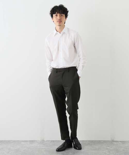 EDIFICE（エディフィス）の「ドレスシャツ アルビニ ソリッド ホワイト（シャツ/ブラウス・メンズ・ホワイト・39/40/38/37/41）」の2枚目の写真