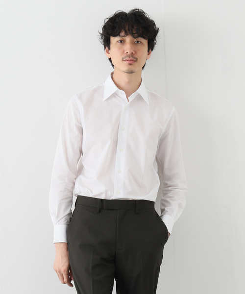 EDIFICE（エディフィス）の「ドレスシャツ アルビニ ソリッド ホワイト（シャツ/ブラウス・メンズ・ホワイト・39/40/38/37/41）」の3枚目の写真