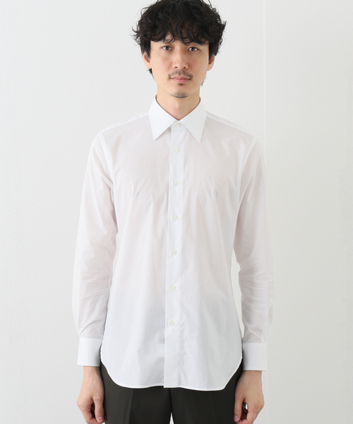 EDIFICE（エディフィス）の「ドレスシャツ アルビニ ソリッド ホワイト（シャツ/ブラウス・メンズ・ホワイト・39/40/38/37/41）」の4枚目の写真