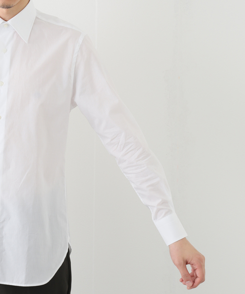 EDIFICE（エディフィス）の「ドレスシャツ アルビニ ソリッド ホワイト（シャツ/ブラウス・メンズ・ホワイト・39/40/38/37/41）」の9枚目の写真