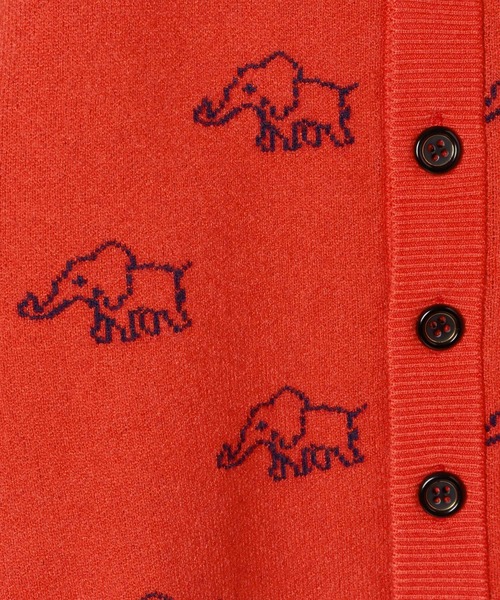 LOWRYS FARM（ローリーズファーム）の「ゾウサンニットカーディガン　170846（カーディガン/ボレロ・キッズ・レッド/グリーン・110cm/120cm/130cm/140cm/150cm）」の16枚目の写真