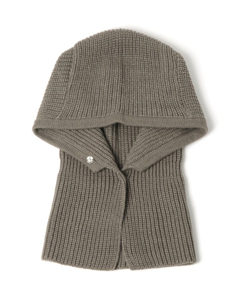 LAKOLE（ラコレ）の「フーディーバラクラバ / 347762（ネックウォーマー/スヌード・レディース・グレー/オフホワイト/カーキ/ブラウン・FREE）」の7枚目の写真