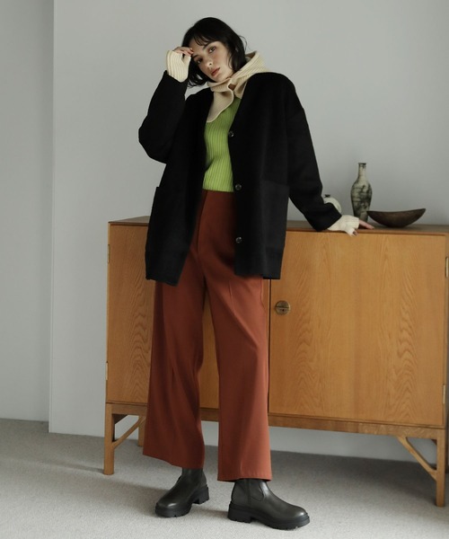 LAKOLE（ラコレ）の「フーディーバラクラバ / 347762（ネックウォーマー/スヌード・レディース・グレー/オフホワイト/カーキ/ブラウン・FREE）」の16枚目の写真