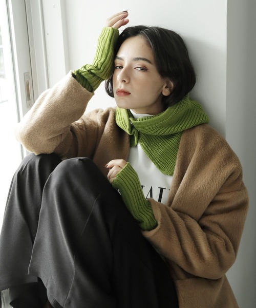 LAKOLE（ラコレ）の「フーディーバラクラバ / 347762（ネックウォーマー/スヌード・レディース・グレー/オフホワイト/カーキ/ブラウン・FREE）」の21枚目の写真