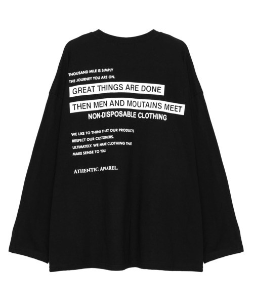 Figments(フィグメンツ)の「GREATロゴロンT(Tシャツ/カットソー・レディース・ブラック/ホワイト・FREE)」の4枚目の写真