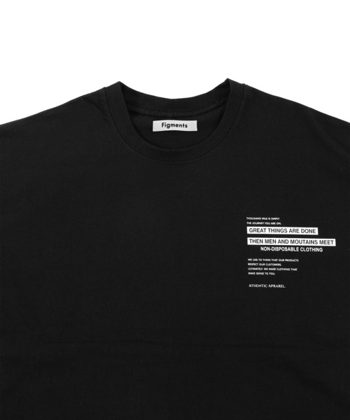 Figments(フィグメンツ)の「GREATロゴロンT(Tシャツ/カットソー・レディース・ブラック/ホワイト・FREE)」の7枚目の写真